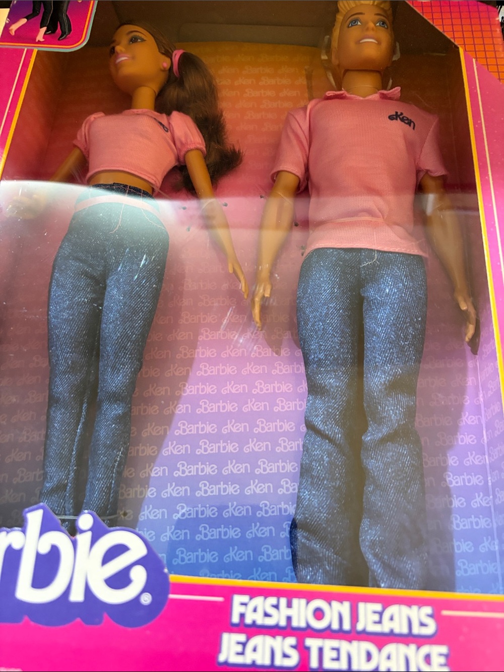 Barbie Pink Tops with Blue Jeans Doll Duo